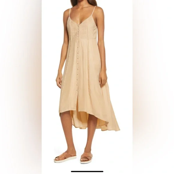 Women's Sancia The Anya High/Low Dress, Size Large - Yellow